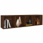 vidaXL Estantería/mueble TV contrachapada marrón roble 36x30x143 cm vidaXL Estantería/mueble TV contrachapada marrón roble 36x30x143 cm