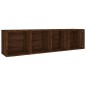 vidaXL Estantería/mueble TV contrachapada marrón roble 36x30x143 cm vidaXL Estantería/mueble TV contrachapada marrón roble 36x30x143 cm