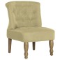 vidaXL Sillas de estilo francés 2 unidades tela verde vidaXL Sillas de estilo francés 2 unidades tela verde