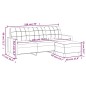 vidaXL Sofá 3 plazas y taburete cuero sintético color capuchino 180 cm vidaXL Sofá 3 plazas y taburete cuero sintético color capuchino 180 cm