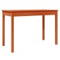 vidaXL Mesa de comedor madera maciza de pino marrón cera 110x55x75 cm vidaXL Mesa de comedor madera maciza de pino marrón cera 110x55x75 cm