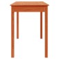 vidaXL Mesa de comedor madera maciza de pino marrón cera 110x55x75 cm vidaXL Mesa de comedor madera maciza de pino marrón cera 110x55x75 cm