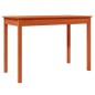 vidaXL Mesa de comedor madera maciza de pino marrón cera 110x55x75 cm vidaXL Mesa de comedor madera maciza de pino marrón cera 110x55x75 cm