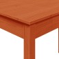 vidaXL Mesa de comedor madera maciza de pino marrón cera 110x55x75 cm vidaXL Mesa de comedor madera maciza de pino marrón cera 110x55x75 cm