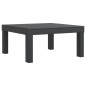 vidaXL Juego muebles de jardín 3 piezas y cojines PP gris antracita vidaXL Juego muebles de jardín 3 piezas y cojines PP gris antracita