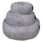 DISTRICT70 Cama para mascotas FUZZ gris claro S DISTRICT70 Cama para mascotas FUZZ gris claro S