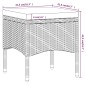 vidaXL Set comedor jardín 5 pzas ratán sintético vidrio templado gris vidaXL Set comedor jardín 5 pzas ratán sintético vidrio templado gris