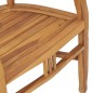 vidaXL Juego de comedor de jardín 5 piezas madera maciza de teca vidaXL Juego de comedor de jardín 5 piezas madera maciza de teca