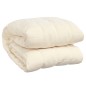 vidaXL Manta con peso tela color crema claro 220x230 cm 15 kg