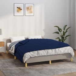 vidaXL Manta con peso tela azul 122x183 cm 5 kg