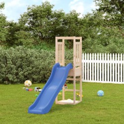 vidaXL Parque infantil de exterior madera maciza de pino