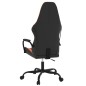 vidaXL Silla gaming cuero sintético negro y naranja vidaXL Silla gaming cuero sintético negro y naranja