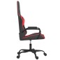 vidaXL Silla gaming cuero sintético negro y rojo vidaXL Silla gaming cuero sintético negro y rojo