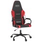 vidaXL Silla gaming cuero sintético negro y rojo vidaXL Silla gaming cuero sintético negro y rojo