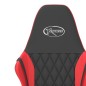 vidaXL Silla gaming cuero sintético negro y rojo vidaXL Silla gaming cuero sintético negro y rojo