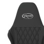 vidaXL Silla gaming cuero sintético negro vidaXL Silla gaming cuero sintético negro
