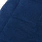 vidaXL Manta con peso tela azul 200x220 cm 9 kg