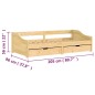 vidaXL Sofá cama con 2 cajones madera maciza pino IRUN 90x200cm vidaXL Sofá cama con 2 cajones madera maciza pino IRUN 90x200cm