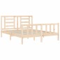 vidaXL Estructura de cama con cabecero madera maciza 160x200 cm vidaXL Estructura de cama con cabecero madera maciza 160x200 cm