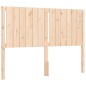 vidaXL Estructura de cama de matrimonio con cabecero madera maciza vidaXL Estructura de cama de matrimonio con cabecero madera maciza