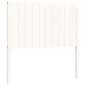 vidaXL Estructura de cama con cabecero madera maciza blanco 100x200 cm vidaXL Estructura de cama con cabecero madera maciza blanco 100x200 cm