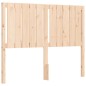 vidaXL Estructura de cama de matrimonio con cabecero madera maciza vidaXL Estructura de cama de matrimonio con cabecero madera maciza