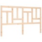 vidaXL Estructura de cama de matrimonio con cabecero madera maciza vidaXL Estructura de cama de matrimonio con cabecero madera maciza