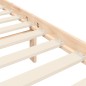 vidaXL Estructura de cama individual con cabecero madera maciza vidaXL Estructura de cama individual con cabecero madera maciza
