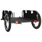 vidaXL Remolque para bicicletas hierro y tela Oxford negro vidaXL Remolque para bicicletas hierro y tela Oxford negro