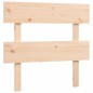 vidaXL Estructura de cama con cabecero madera maciza 100x200 cm vidaXL Estructura de cama con cabecero madera maciza 100x200 cm