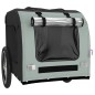 vidaXL Remolque de bicicleta mascotas hierro tela Oxford gris negro vidaXL Remolque de bicicleta mascotas hierro tela Oxford gris negro