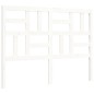 vidaXL Estructura cama de matrimonio con cabecero madera maciza blanco vidaXL Estructura cama de matrimonio con cabecero madera maciza blanco