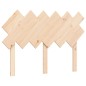 vidaXL Estructura de cama de matrimonio con cabecero madera maciza vidaXL Estructura de cama de matrimonio con cabecero madera maciza