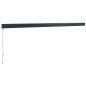 vidaXL Toldo retráctil aluminio y tela gris antracita 5x3 m