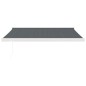 vidaXL Toldo retráctil aluminio y tela gris antracita 3x2,5 m vidaXL Toldo retráctil aluminio y tela gris antracita 3x2,5 m
