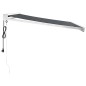 vidaXL Toldo retráctil aluminio y tela gris antracita 3x2,5 m vidaXL Toldo retráctil aluminio y tela gris antracita 3x2,5 m