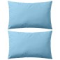 vidaXL Cojines para exteriores 60x40 cm azul claro 2 unidades
