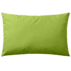 vidaXL Cojines para exteriores 60x40 cm verde manzana 4 unidades