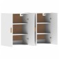 vidaXL Armarios de pared 2 uds madera de ingeniería blanco vidaXL Armarios de pared 2 uds madera de ingeniería blanco