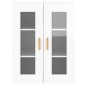 vidaXL Armarios de pared 2 uds madera de ingeniería blanco brillante vidaXL Armarios de pared 2 uds madera de ingeniería blanco brillante