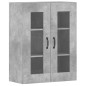 vidaXL Armarios de pared 2 uds madera de ingeniería gris hormigón vidaXL Armarios de pared 2 uds madera de ingeniería gris hormigón