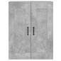 vidaXL Armarios de pared 2 uds madera de ingeniería gris hormigón vidaXL Armarios de pared 2 uds madera de ingeniería gris hormigón