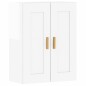 vidaXL Armarios de pared 2 uds madera de ingeniería blanco brillante vidaXL Armarios de pared 2 uds madera de ingeniería blanco brillante