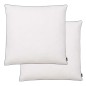 vidaXL Almohadas 2 uds relleno plumón/plumas 80x80 cm blanco vidaXL Almohadas 2 uds relleno plumón/plumas 80x80 cm blanco