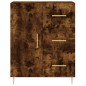 vidaXL Aparador alto madera contrachapada roble ahumado 69,5x34x180 cm vidaXL Aparador alto madera contrachapada roble ahumado 69,5x34x180 cm
