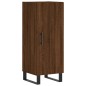 vidaXL Aparador alto madera contrachapada roble marrón 34,5x34x180 cm vidaXL Aparador alto madera contrachapada roble marrón 34,5x34x180 cm