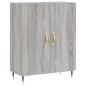vidaXL Aparador alto madera contrachapada gris sonoma 69,5x34x180 cm vidaXL Aparador alto madera contrachapada gris sonoma 69,5x34x180 cm