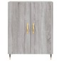 vidaXL Aparador alto madera contrachapada gris sonoma 69,5x34x180 cm vidaXL Aparador alto madera contrachapada gris sonoma 69,5x34x180 cm