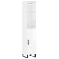 vidaXL Aparador alto madera contrachapada blanco brillo 34,5x34x180 cm vidaXL Aparador alto madera contrachapada blanco brillo 34,5x34x180 cm