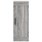 vidaXL Aparador alto madera contrachapada gris Sonoma 34,5x34x180 cm vidaXL Aparador alto madera contrachapada gris Sonoma 34,5x34x180 cm